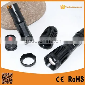 High Quality 10w 450LM XM-L T6 Torch Zoomable LED Torch Light for Camping thumbnail-1