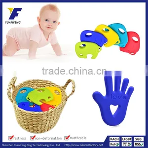 Infant Cute Teether Silicone Bird Toy Food Grade Safe Baby Teether thumbnail-3
