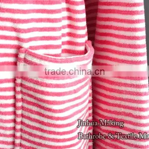 100% Cotton Cheap Velour w Hotel Bathrobe for Woman thumbnail-6