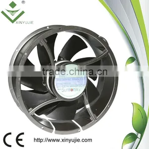 High Quality 220v 254x254x89mm Round Frame ac Cooling Fan thumbnail-1