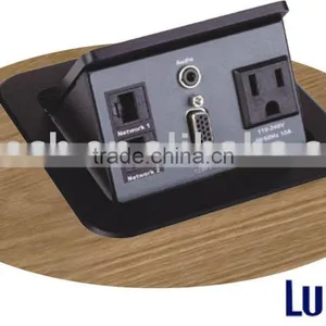 Tabletop Socket, Pop up Desktop Outlets Sockets With US Power Socket thumbnail-1
