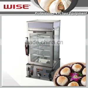 WISE Countertop Square Chinese Food Display Steamer Mechanical Type As Catering Equipment thumbnail-3