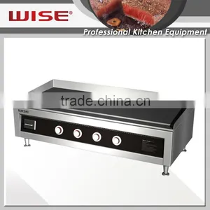 WISE 48" Commercial Stainless Steel Electric Cast Iron Griddle for Restaurant Use thumbnail-1