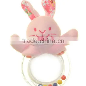 Baby Rattle,baby Rattle Toys,Plush Animal Toy With Plastic Baby Rattle,Baby Rattle Toy thumbnail-3