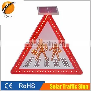 Road Safety Warning Signs Solar Power Led Warning Light thumbnail-3