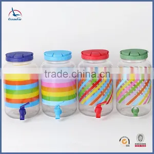 Wholesale Fruit Juice Glass Beverage Dispenser New 2016 Glass Dispenser thumbnail-2
