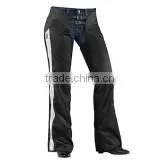 Black And White Color Racing Wear Womens Pant thumbnail-1