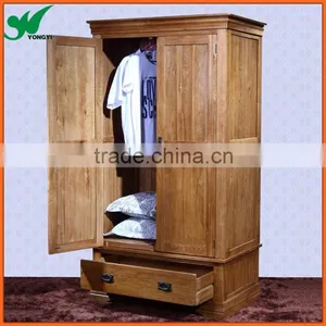 2 Door 1 Drawer Gents Wardrobe thumbnail-1
