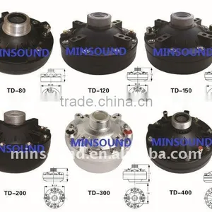 80W/100W/150W/200W Neodynium Magnet/horn Speaker/loud-speaker Driver Unit thumbnail-1
