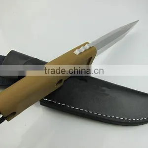 OEM Rubber Handle Fixed Blade Hunting Knife thumbnail-3