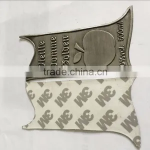 Adhesive Antique Label With Embossed Logo for Wine thumbnail-1