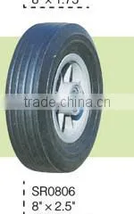 400-8 Wheels for Wheel Barrow Various Solid Rubber Wheel thumbnail-3