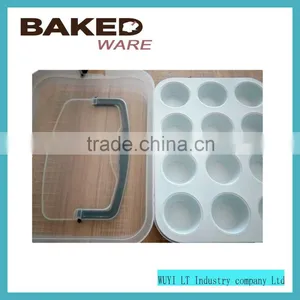 Custom Made Cup Cake Pan Muffin Baking Pan Cake Pan With Lid thumbnail-1