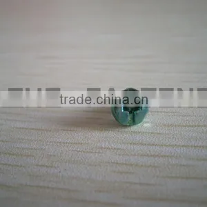 Pan Hex Head Comb.recess Machine Screw Green Zinc Plated thumbnail-1