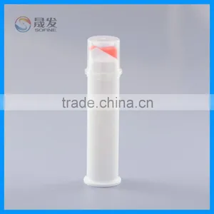 Shantou Factory Price 120ml Empty Plastic Airless Pump Toothpaste Bottle thumbnail-1