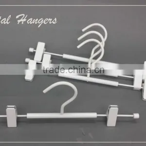 HH Brand White Plated Short Hanger Metal White Metal Clips Bottom Hanger thumbnail-1