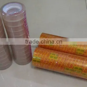 Light Yellow Color Bopp Film Acrylic Adhesive Stationery Tape for Box Sealing thumbnail-3
