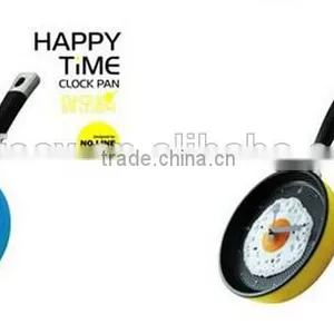 Creative Frying Egg Wall Clock/ Pan Shaped Wall Clock thumbnail-6