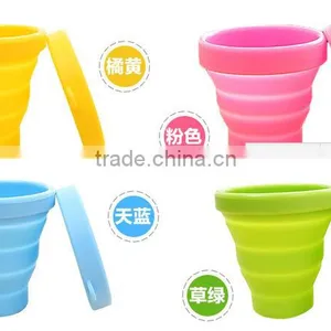 Mini Retractable Silicone Cup Silica Gel Outdoor Travel Portable Cups Travel Folding Cup thumbnail-4