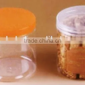 On-sale PET Plastic Packing Cylinder Box With Screw Top for Cookies Nuts thumbnail-1