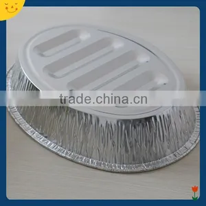 Foil Containers Oval Quality Aluminium Turkey Roasting Tray Aluminum Foil Roaser Pan thumbnail-4