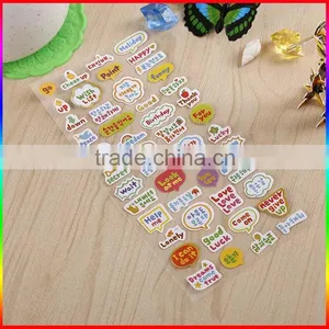Laminated Paper Adhesive Smiling Face Sticker for Children thumbnail-1