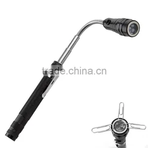 Ningbo JELO Telescopic Magnetic Pick Up Tool Super Brigh 3LED Flashlight Magnet Torch Tools thumbnail-2