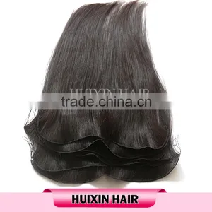 100% Mongolian Hair Human Hair Weaving, Top Quality Hand Tied Weft thumbnail-2