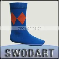 China Wholesale Diamond Design Man Custom Socks Elite Socks thumbnail-1