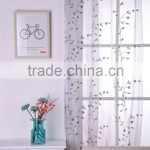 Classical Design Embroidery Yarn Curtain Fabric Curtain thumbnail-2