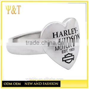 Jingli Jewelry Design Your Own Rings, Stainless Steel Heart Shape Rings Designs for Girls (HS-035 thumbnail-3