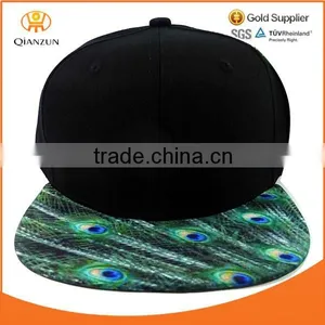 Flat Bill Design Your Own Hawaiian Snapback Cap/ Hat Online thumbnail-6