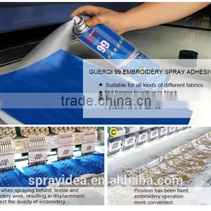 2015 Hot Selling GUERQI OK-100 Fabric Embroidery Spary Adhesive Glue thumbnail-4