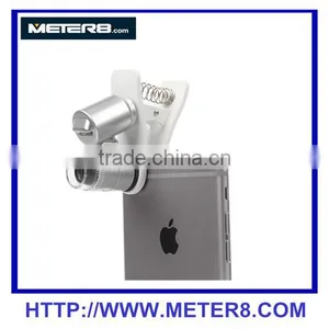 9882W LED Mini Pocket Microscope , Clip Type LED Cellphone Microscope thumbnail-1