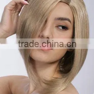 Mono Top Celebrity Beyonce Short Bob Wigs for Black Women thumbnail-2