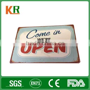 Custome Ptinting Debossed and Custom Metal Hanging Signs thumbnail-1