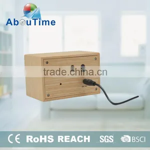 Modern Cheap Customized Wooden LED Digital Alarm Clcok for Home Decoration thumbnail-2