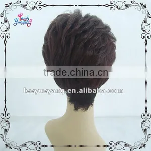 Dynamic Short Straight Dark Brown Female Natural Wigs thumbnail-3