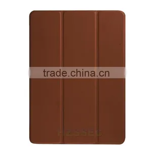 China Factory OEM Logo Three Floding Stand PU Leather Case Cover for Apple IPad Pro 9.7 thumbnail-2