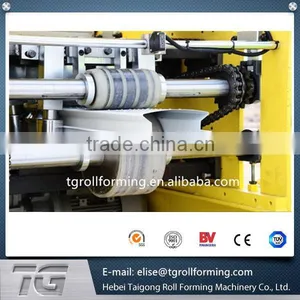 Exporting Hydroponic Metal Square Gutter Roll Forming Machine Wth Stamp thumbnail-1