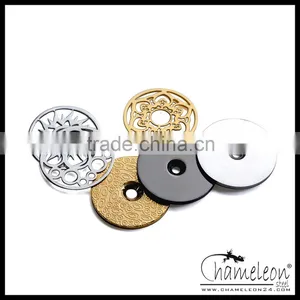 Chameleon 316L Stainless Steel Antique Forged Assembly Ring With Screw Design Plate thumbnail-5