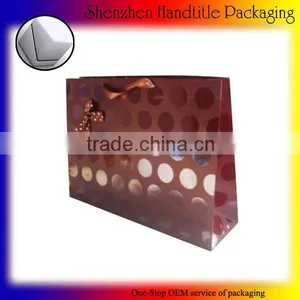 Custom Packaging Shopping Paper Bag Matt Lamination Spot UV Coated thumbnail-1