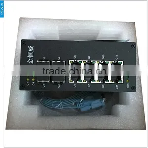 4x1000BaseX SFP Slots and 8x10/100/1000BaseT(X) Ports Full Gigabit Industrial Network Switch I712A thumbnail-5