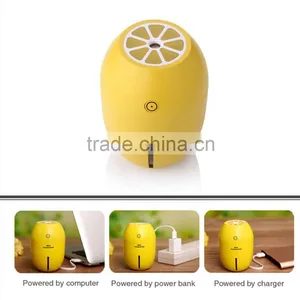 Mini Night-light Lemon Fruit Humidifier Portable USB Air Humidifier For Home And Car thumbnail-4