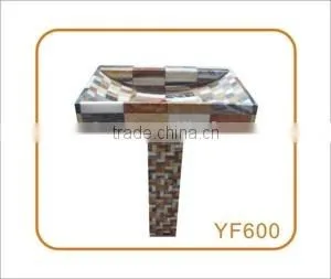 Natural Stone Polished Small Size Wash Basin For Garden thumbnail-2