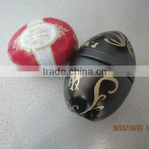 High Quality With Print and Embossing Easter Egg Tin Box thumbnail-1