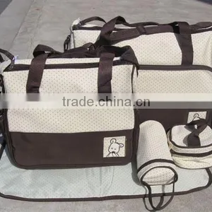 Microfiber New Fashion 5 Pieces Set Diaper Bag (BCY11-01) thumbnail-1