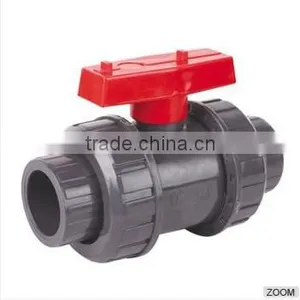 Pvc Double Union Ball Valve Plastic Valve for Pipe Fittings/Agriculture Irrigation System thumbnail-1