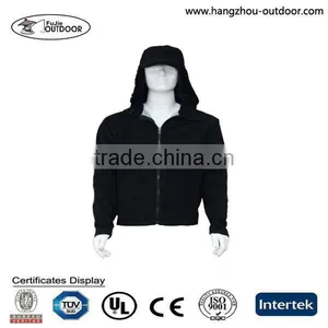 Stylish Flees Plain Jacket thumbnail-1