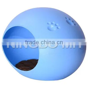 Pet Cat Egg Shaped Pod Sleeping Bed House - Blue thumbnail-2
